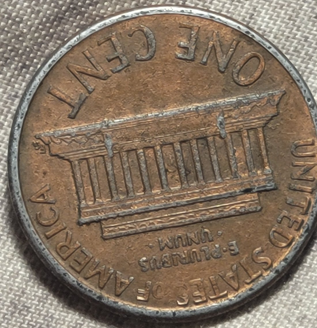 1991-Lincoln-Cent-Silver-Rim?