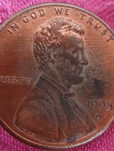 Lincoln-Cent-1995-D-With-Shadowy-Lines-In-The-Liberty.