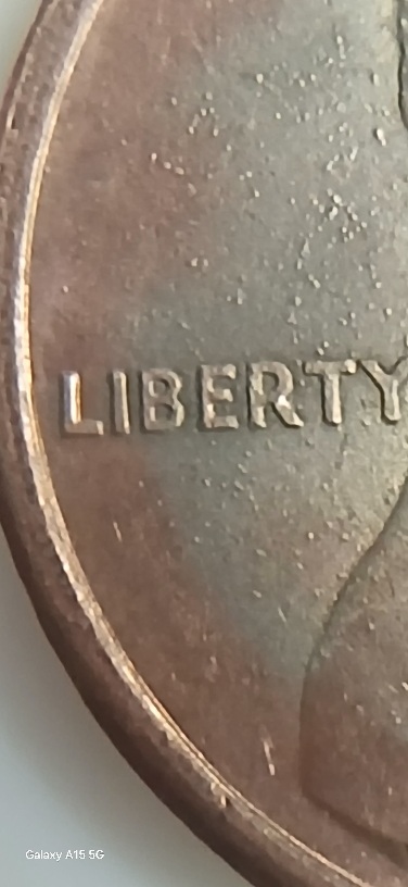 Lincoln-Cent-1989-D-With-Double-Color,-Long-Die-Crack.