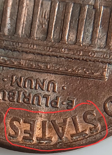 Lincoln-Cent-1989-D-With-Double-Color,-Long-Die-Crack.