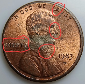 Lincoln-Cent-1983-D-Errors