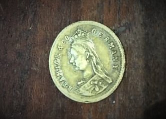 Bramick-And-CO-Germany-Golden-Crown-1887-Coin?-Spiele-Munze-Then