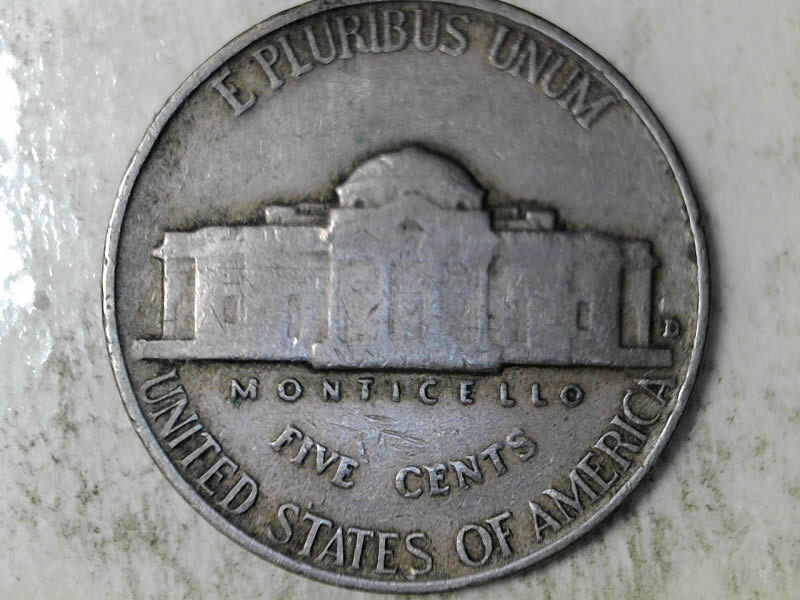 1942-D-Jefferson-War-Nickel?--Very-Odd...