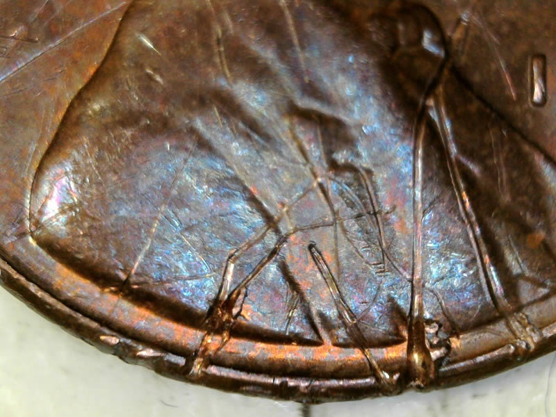 1959-P-LMC-Real-Nasty-Machine-Damage-On-An-AU-Cent!