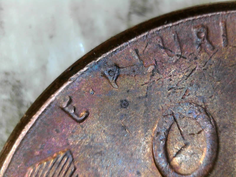 1958-P-LWC-Beautiful-Cracked-Skull!