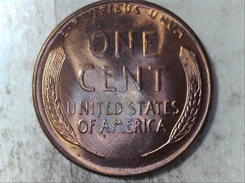 1957-D-BU-Wheat-Roll---48-Of-50-Are-RPM-&-Die-Chip!