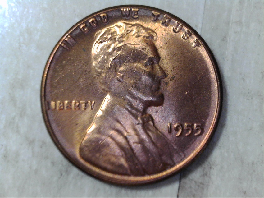 1955-P-BU-Wheat-RIDB-Pitd-Skull-Crack-Vest-Crack-Wow!