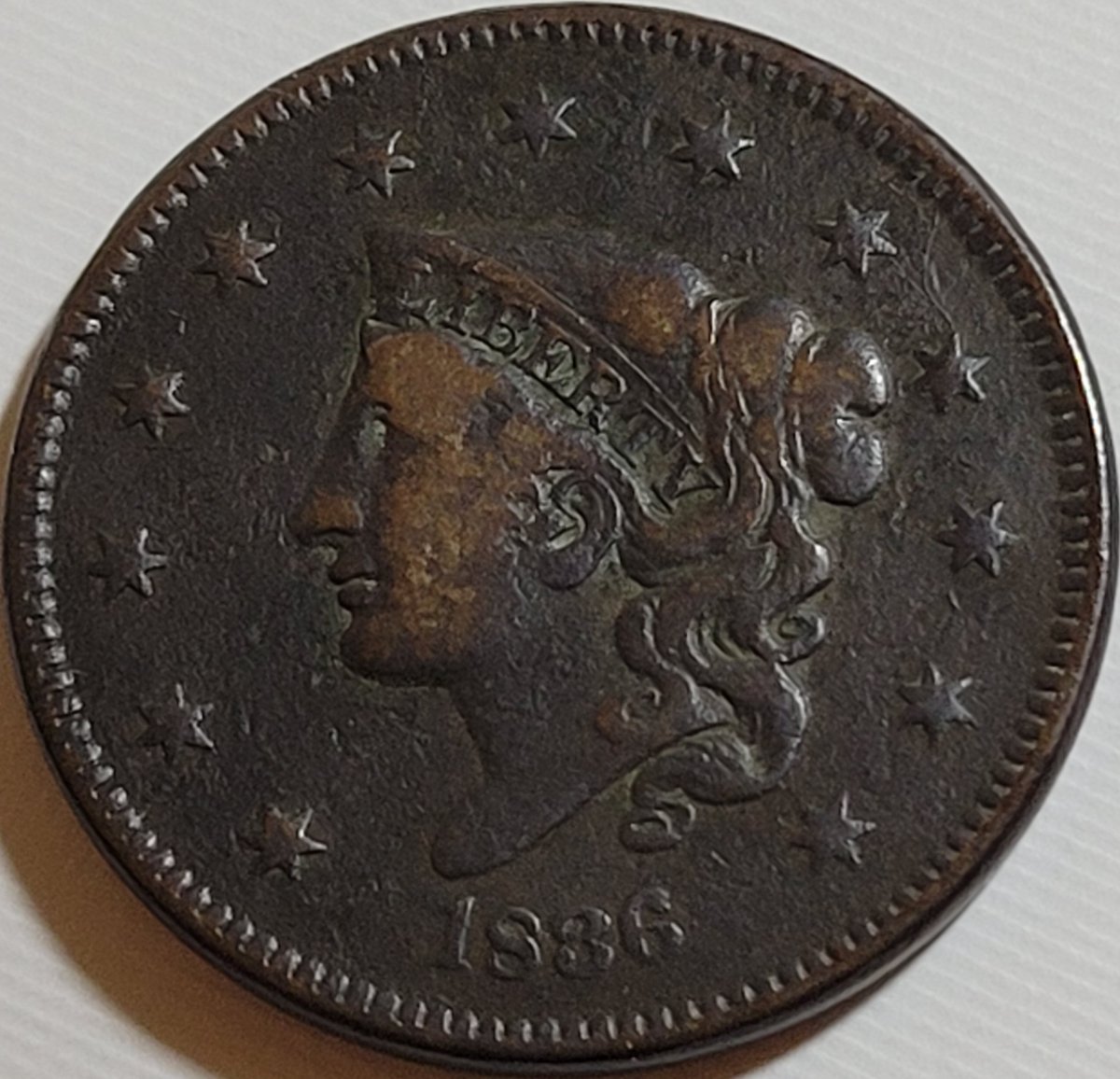 1836-Coronet-Head-Cent