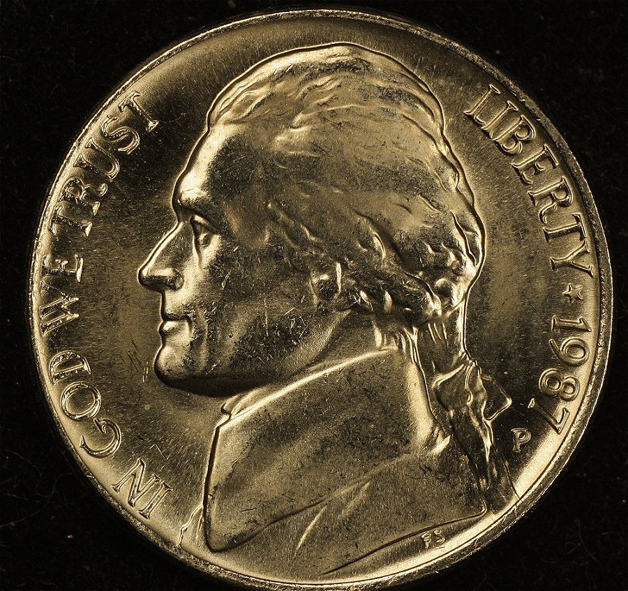 1987-Jefferson-Nickel-P-5fs-And-DDR-Please-Review-For-Mirror-Doubling