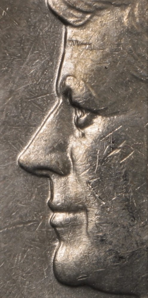 Kennedy-Half-1971-P---Is-That-Doubling-On-The-Face-Below-The-Nose-Down-To-The-Chin,-/W-A-Die-Clash?