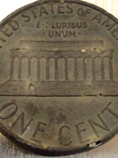 1985-Lincoln-Cent-Blackened-No-Copper