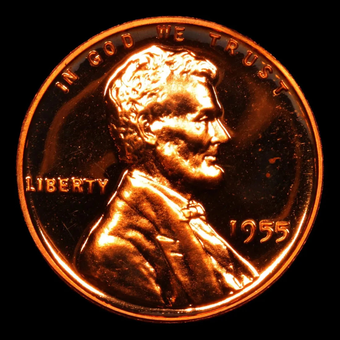 1955-Lincoln-Cent-Proof