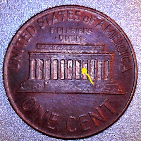 1964-D-Lincoln,-Something-In-The-Memorial---Any-Ideas?