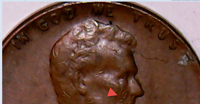 Is-This-A-3-On-The-Face-Of-1964-Lincoln-Penny?