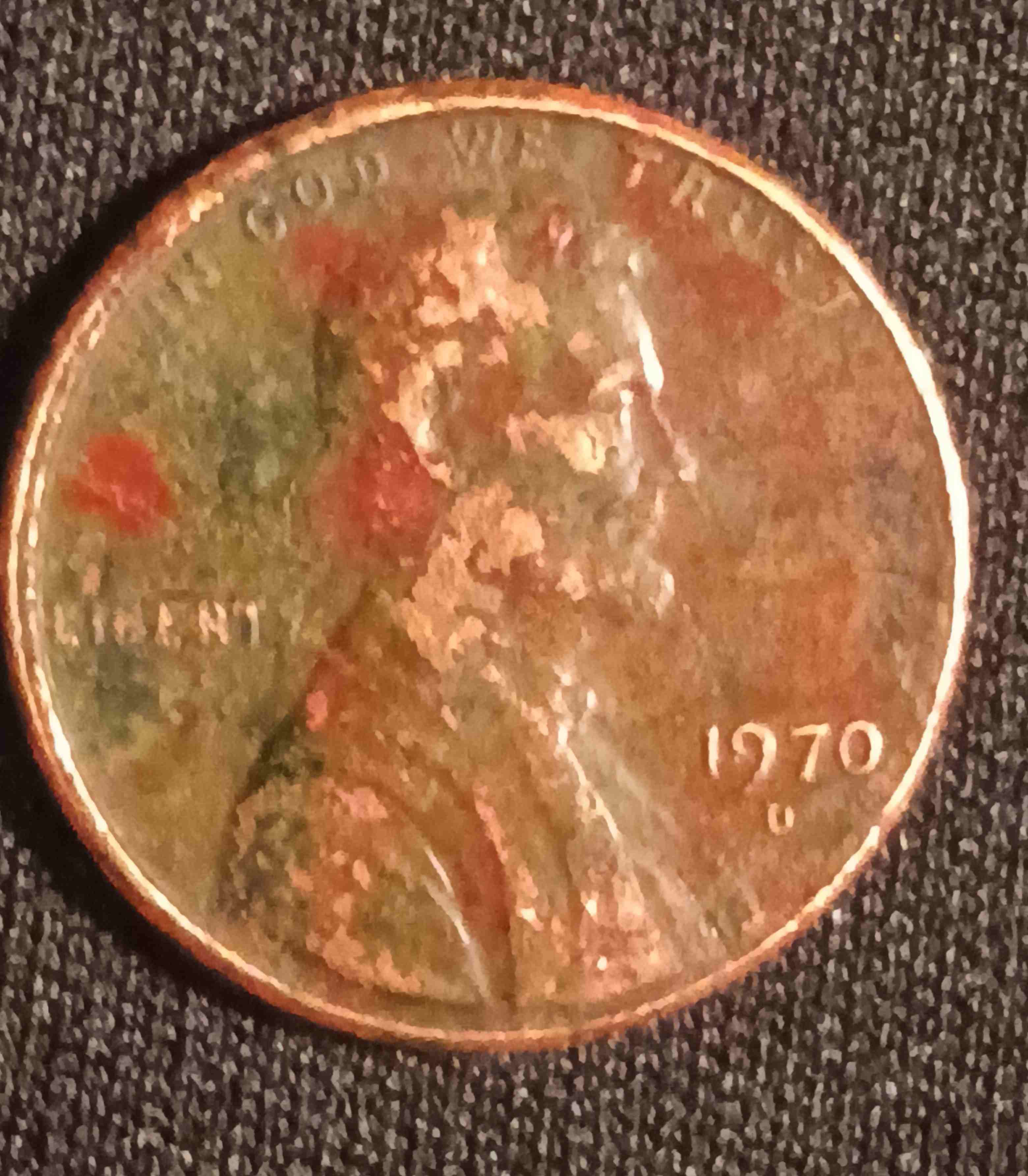 1970-D-Lincoln-Cent;-Missing-Clad-Layer-Due-To-Corrosion?