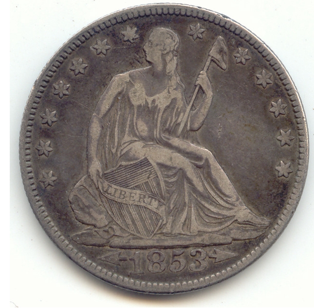 1853-Seated-Liberty-Half-Dollar