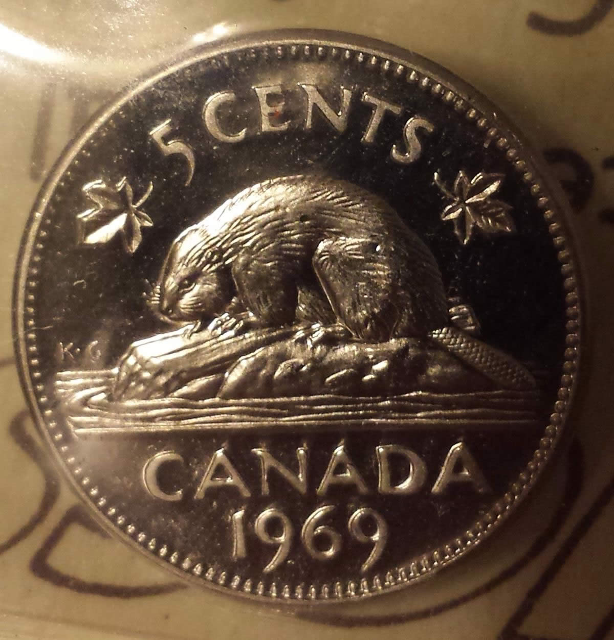 1969-5-Cents-ICCS-PL-65-Ultra-Heavy-Cameo