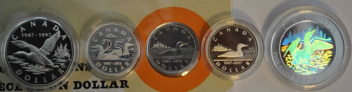 Anniversary-Of-The-Loonie-Silver-Commemorative-Coins