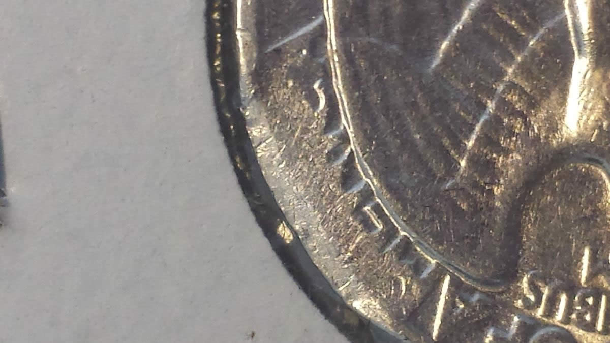 1958-Washington-Quarter-With-Clip-And-Blakesley
