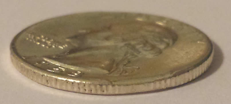 1958-Washington-Quarter-With-Clip-And-Blakesley