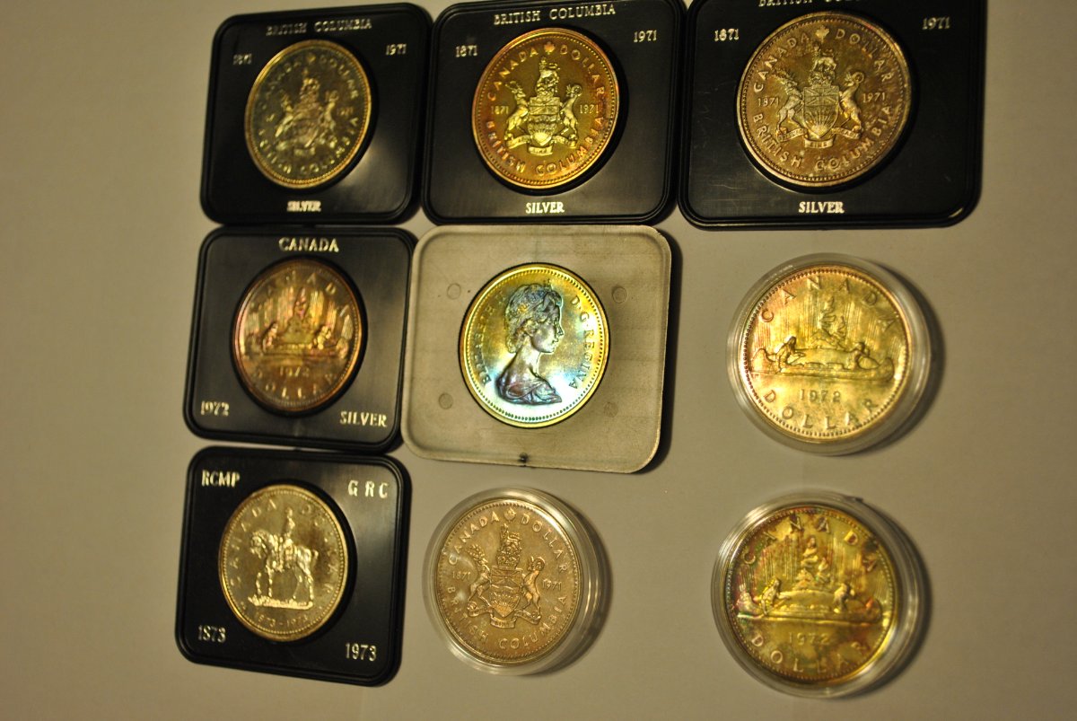 Toned-Canadian-Coins