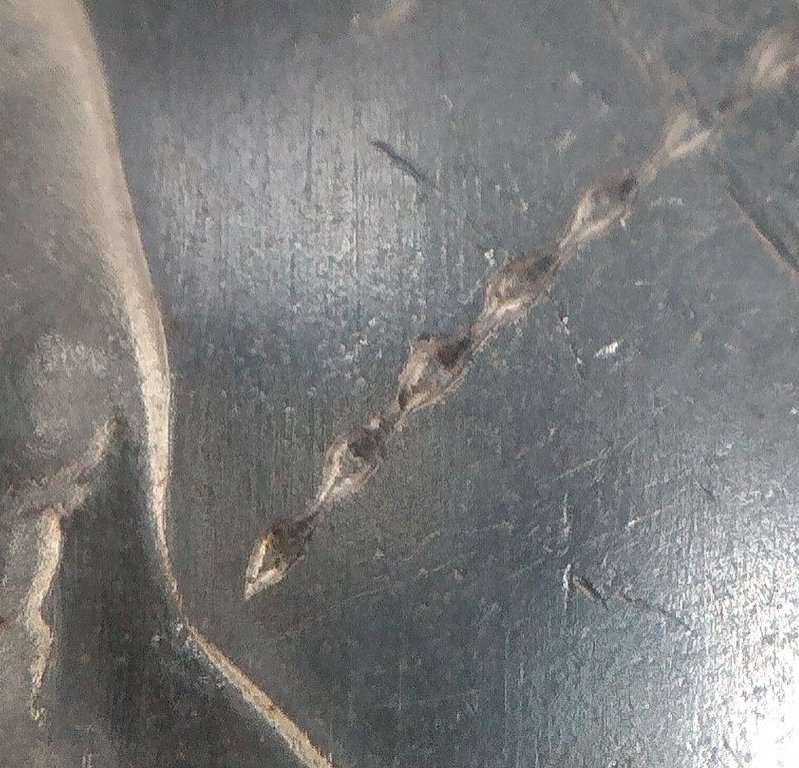 1955-Silver-Dollar-Struck-Through-Wire-On-Obverse-Close-Up-Pictures