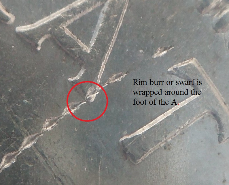 1955-Silver-Dollar-Struck-Through-Wire-On-Obverse-Close-Up-Pictures