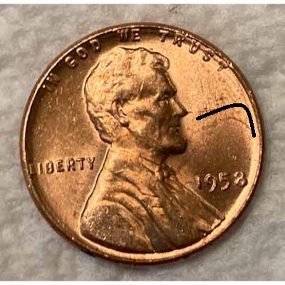 Found!-A-Very-Nice-1958-Wheat-Penny!