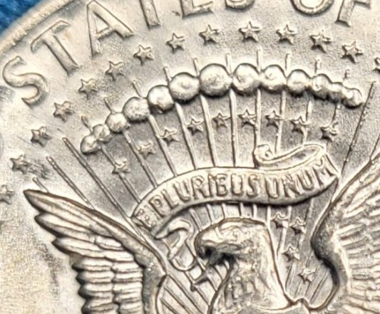 1964-Kennedy-Half-Dollar,-Looks-Nice