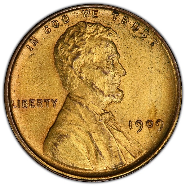 Off-Alloy-1909-VDB-Cent--Copper/Aluminum/Tungsten