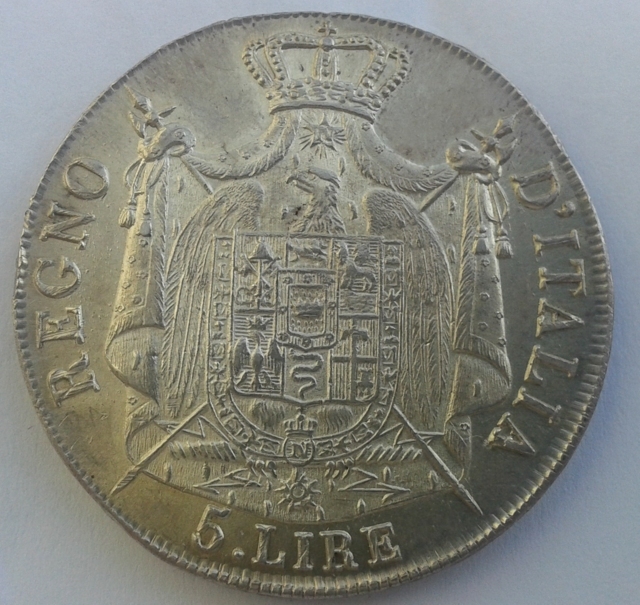 Napoleon-5-Lire-1808-Milan