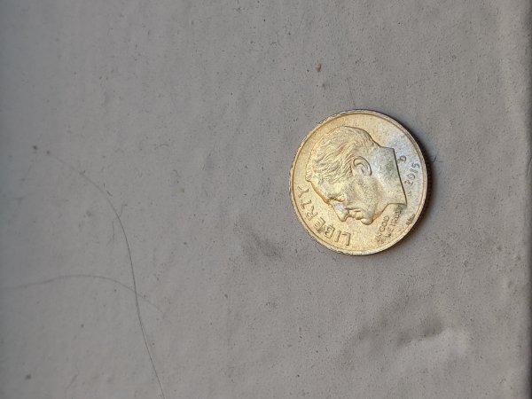 2015-D-Dime-Gold-And-Silver-Tone