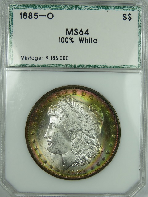 Morgan-Silver-Dollars---Artificially-Toned-1880-O