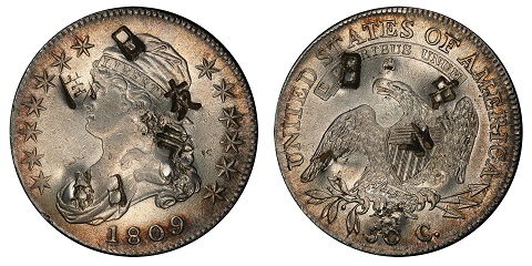1811-Capped-Bust-Half-Dollar-With-Chopmark?