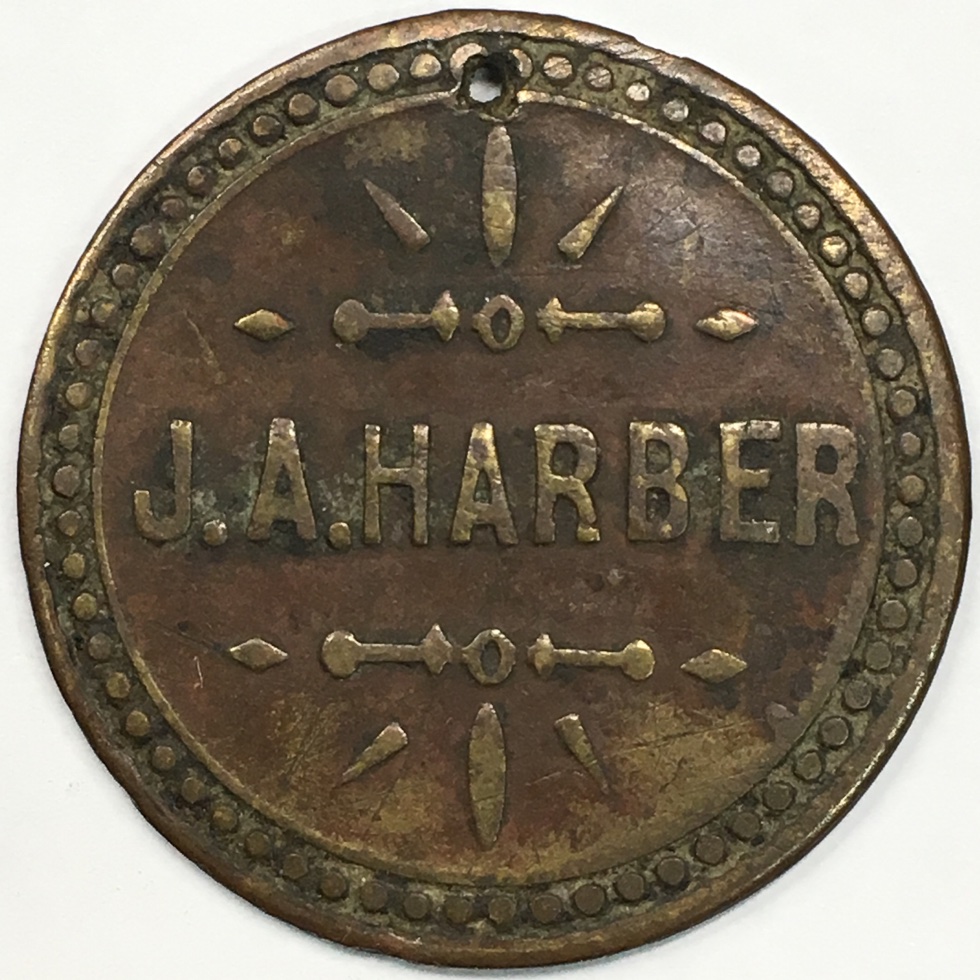 Looking-For-Info-On-J.a.-Harber-/-Good-For-2-1/2¢-In-Trade-Token