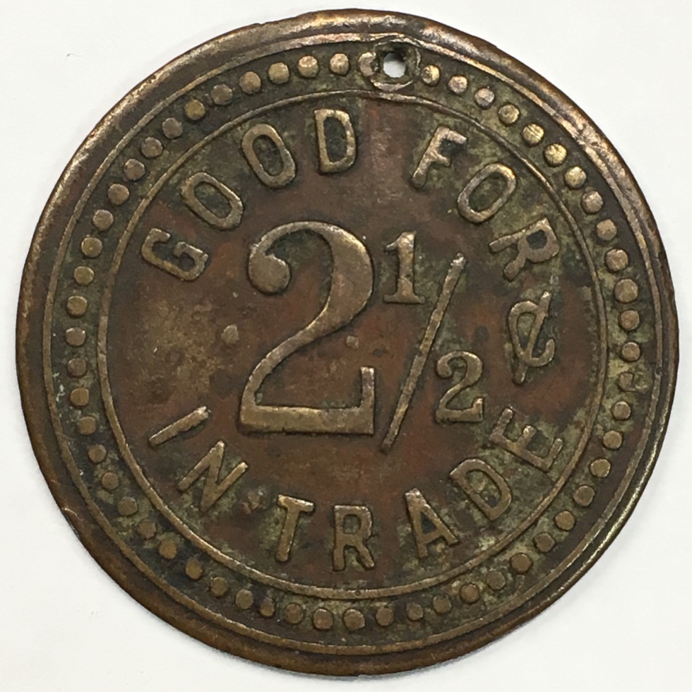 Looking-For-Info-On-J.a.-Harber-/-Good-For-2-1/2¢-In-Trade-Token