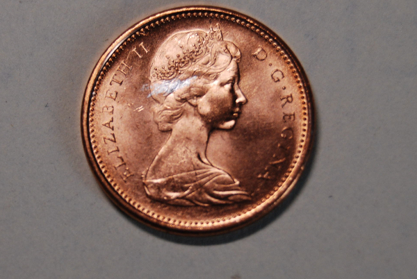 1965-One-Cent:-Retained-Strike-Through-Error?
