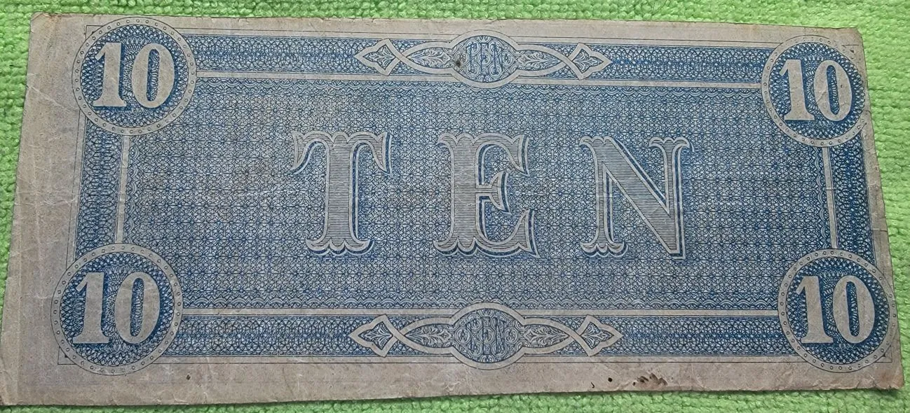 1864-$10-Richmond-Note