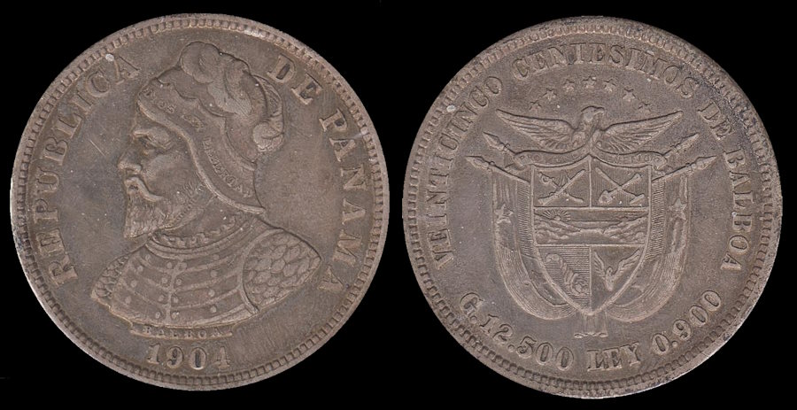 Panama-25-Centesimos-1904---Possible-Fake