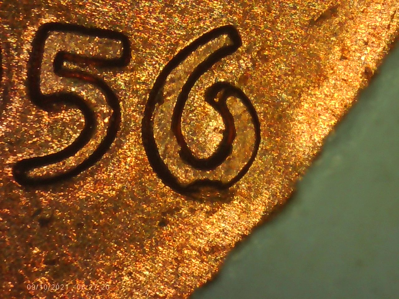 1956-BIE-Penny-With-Die-Chip-On-The-6