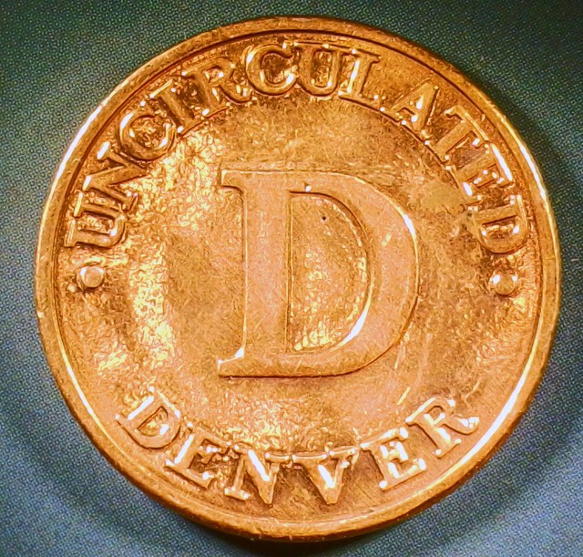Denver-Uncirculated-/-Treasury-US-Mint-Token