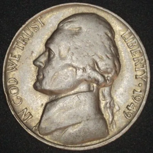 1949-S-Jefferson-Nickel--/-Fun-Find,-Lower-Mintage