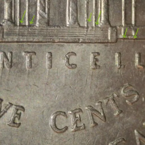 2013-P-Jefferson-Nickel-/-Great-Trail-Die