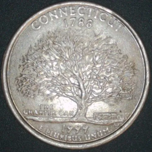 1999-P-Connecticut-State-Quarter-Die-Clash