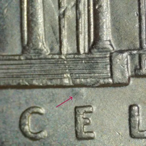 2017-P-Jefferson-Nickel-/-Longer-Die-Dent
