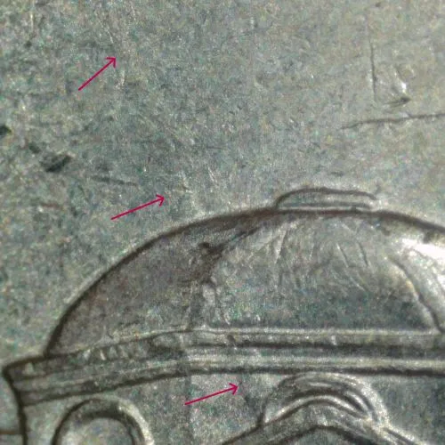 2017-P-Jefferson-Nickel-/-Longer-Die-Dent
