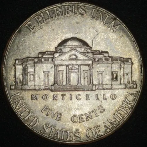 2017-P-Jefferson-Nickel-/-Longer-Die-Dent