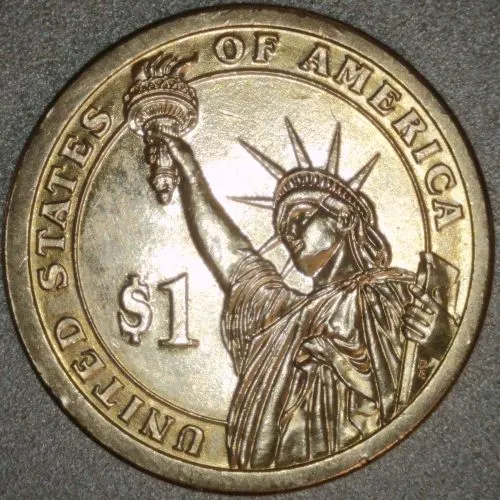 2011-P-Presidential-Dollar,-Garfield-/-Die-Trail