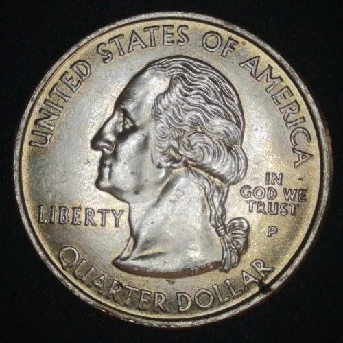 2005-P-Quarter-/-Multiple-Strike-Through-Grease-Obverse-And-Reverse