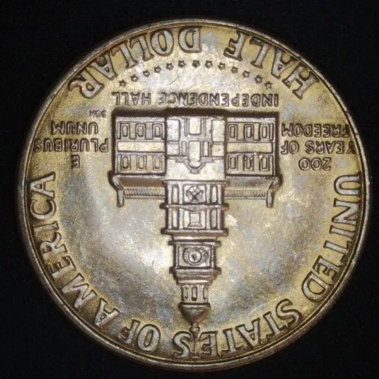 1976-D-Kennedy-Half-/-Progressive-Indirect-Design-Transfer-Pidt